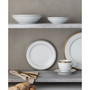 Charlotta Platinum 4 Piece 8.25" Salad Plates Set, Service for 4