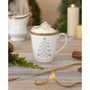 Charlotta Holiday Tree Mugs, Set of 4