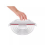 Glass Mixing Bowls with Lids, Set of 5