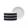 ColorStax Stripe Mini Plates, Set of 4