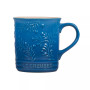 Stoneware Mug with Embossed Olive Branch, 14 oz