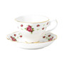 Dinnerware, Old Country Roses White Vintage Cup and Saucer