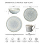 Halo Speckle Mugs, Set of 4