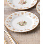 Holly Berry Gold Set of 4 Assorted Appetizer Plates, 6-1/4"