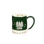 18 oz Ceramic Winter Trees Cup- Dishwasher and Microwave Safe Christmas Coffee and Tea Mug