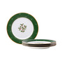 Holly Berry 9" Accent Plate, Set of 4
