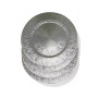 Starburst Charger Plates 13" Electroplated Set, 4 Pieces
