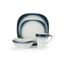 Swirl Square 4 Piece Place Setting, Service for 1
