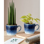Studio Blue Accent Set of 2 Mugs, Service for 2