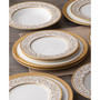 Summit Gold Set of 4 Dinner Plates, Service For 4