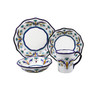Samana Collection 16 Piece Wavy Edge Stoneware Set