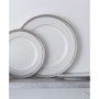 Odessa Platinum Set of 4 Dinner Plates, Service For 4