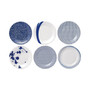 Pacific Accent Plates, Set of 6