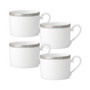 Whiteridge Platinum Set Of 4 Cups, 8-1/2 Oz.