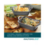 Ceramics Rectangular Au Gratin Baking Dish, Set of 2