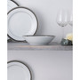 Austin Platinum Set of 4 Soup Bowls, Service For 4
