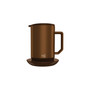 Self-Heating Coffee Mug with Lid and Built-in Battery