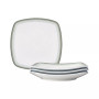 Colorscapes Layers Square Dinner Plate Set/4, 10.75"