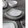 Colorscapes Layers Square Dinner Plate Set/4, 10.75"