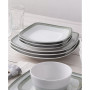 Colorscapes Layers Square Dinner Plate Set/4, 10.75"