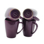Mulberry 14 Ounce Stoneware Mugs, Set of 6