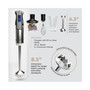 InterMix 500 Watt 9-Speed Immersion Multi-Purpose Hand Blender Heavy Duty with Immersion Depth Wands, Beaker, Whisk and Chopper Attachments