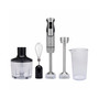 InterMix 500 Watt 9-Speed Immersion Multi-Purpose Hand Blender Heavy Duty with Immersion Depth Wands, Beaker, Whisk and Chopper Attachments