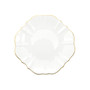 Amelie Brushed Gold Rim 10.5" Dinner Plate