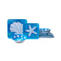 Ocean Beach Melamine 12 Piece Dinnerware Set, Service for 4