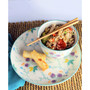 Ella Ramen Bowl and Dinner Bowl Set in Aqua