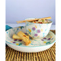 Ella Ramen Bowl and Dinner Bowl Set in Aqua