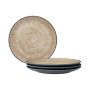 Colorkraft Essence 4 Piece Coupe Dinner Plate Set, 10.5"
