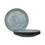 Colorkraft Essence 4 Piece Coupe Dinner Plate Set, 10.5"