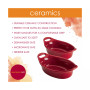Ceramics 2-Pc. Oval Au Gratin Set