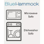 Hammock Coupe  Stripe Salad Plate