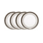 Summit Platinum Set of 4 Saucers, Service For 4