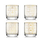 JoyJolt Star Wars Deco Dof Short Drinking Glass, 4 Piece