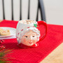 Ceramic Cup, 20 OZ, Shaped Mrs. Santa