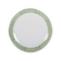 Scallop Enamelware Sandwich Plates, Set of 4
