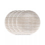 Hammock Stripes Coupe Salad Plates, Set of 4