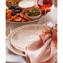 Trianna Salad Plate with Gold-Tone Accents