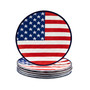 Stars and Stripes Melamine Plate Set, 6 Piece