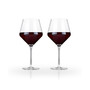 Raye Angled Burgundy, Set of 2, 21 Oz