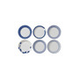 Pacific Set/6 Mixed Pasta Bowl