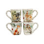 Winter's Walk 4 Piece Mug Set