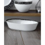 Rill Oval Vegetable Bowl, Service for 1