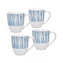 Colorwave Weave Set Of 4 Mugs, 12 Oz.