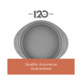 Nonstick Bakeware Perforated Pizza Pan and Baking Sheet Set, 2-Piece, Light Gray
