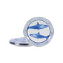 Fish Camp Enamelware Sandwich Plates, Set of 4