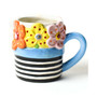 by Laura Johnson Flowers Shaped Mug 16 oz